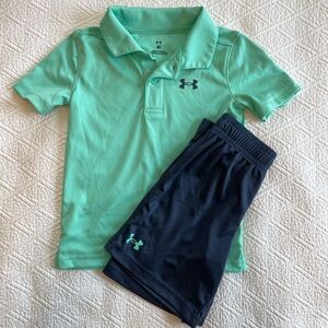 EUC Toddler boys Under Armour outfit. Size 4T
